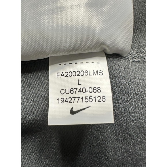 Nike Shirt Womens Large Gray Pro Dri-FIT Long Sleeve Training Base Layer CU6740 - Picture 7 of 12